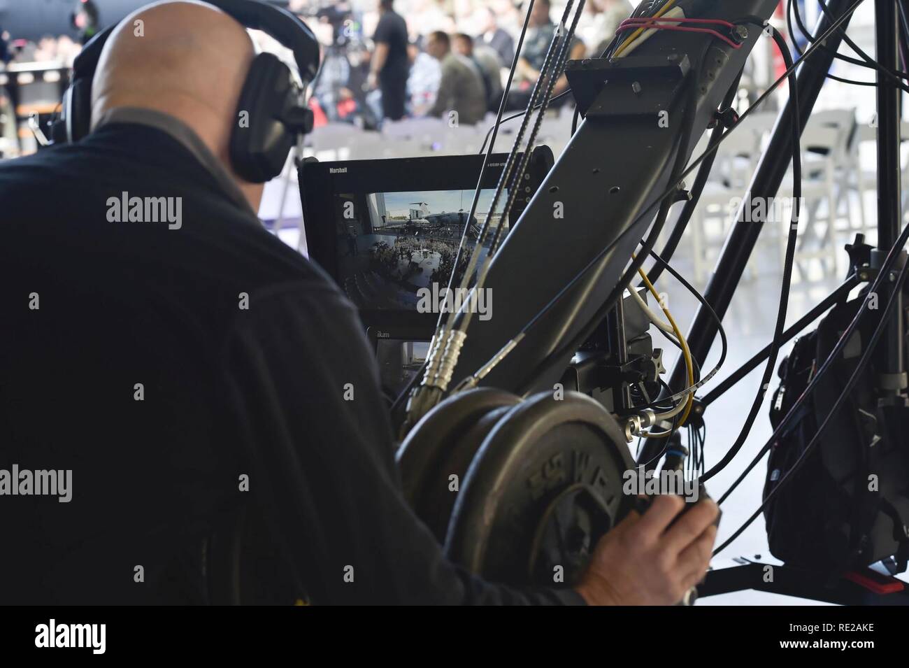 John Kosmo, ESPN First Take jib operator, films ESPN First Take during ...