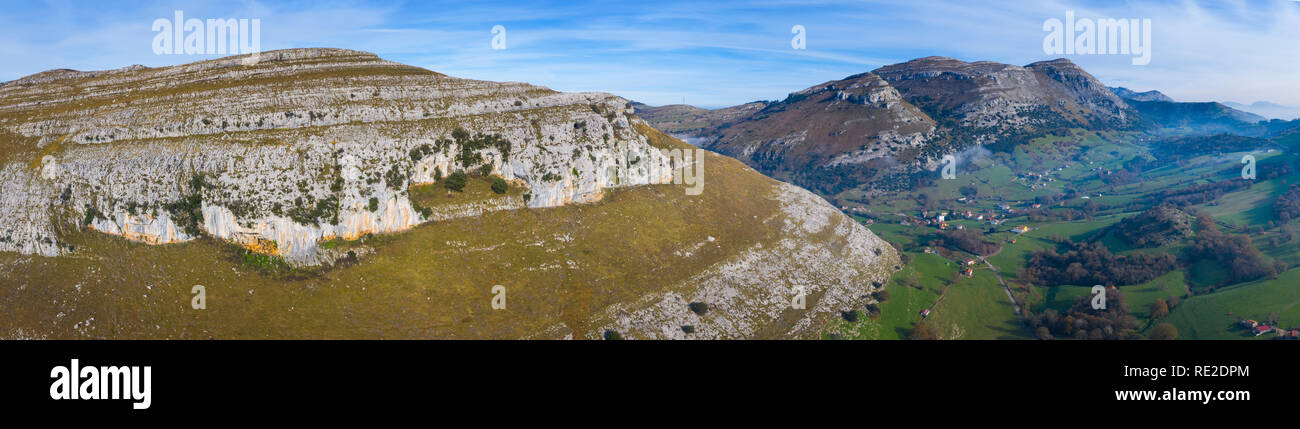 Karst Poljé, Matienzo, Ruesga Municipality, Cantabria, Spain, Europe Stock Photo