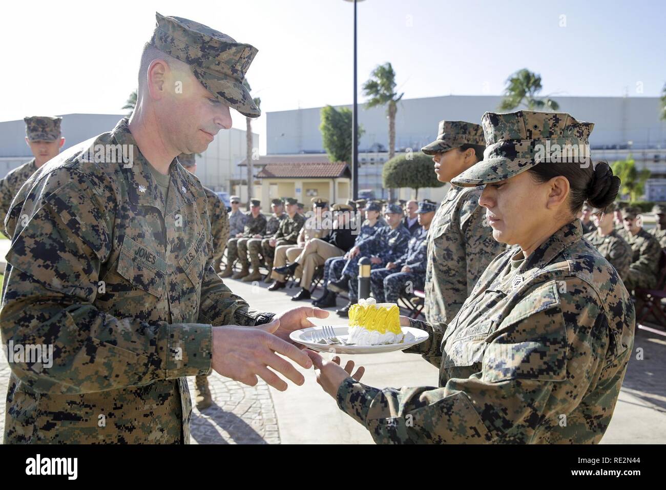 Lt. Col. Randall Jones, the commanding officer of the logistics combat ...
