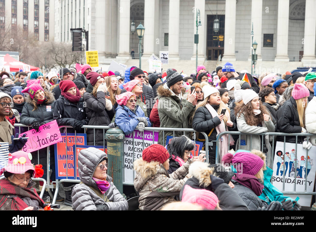 Unity Rally 11995 New York, USA. 19th Jan 2019. Hundreds of people attend controversial ...