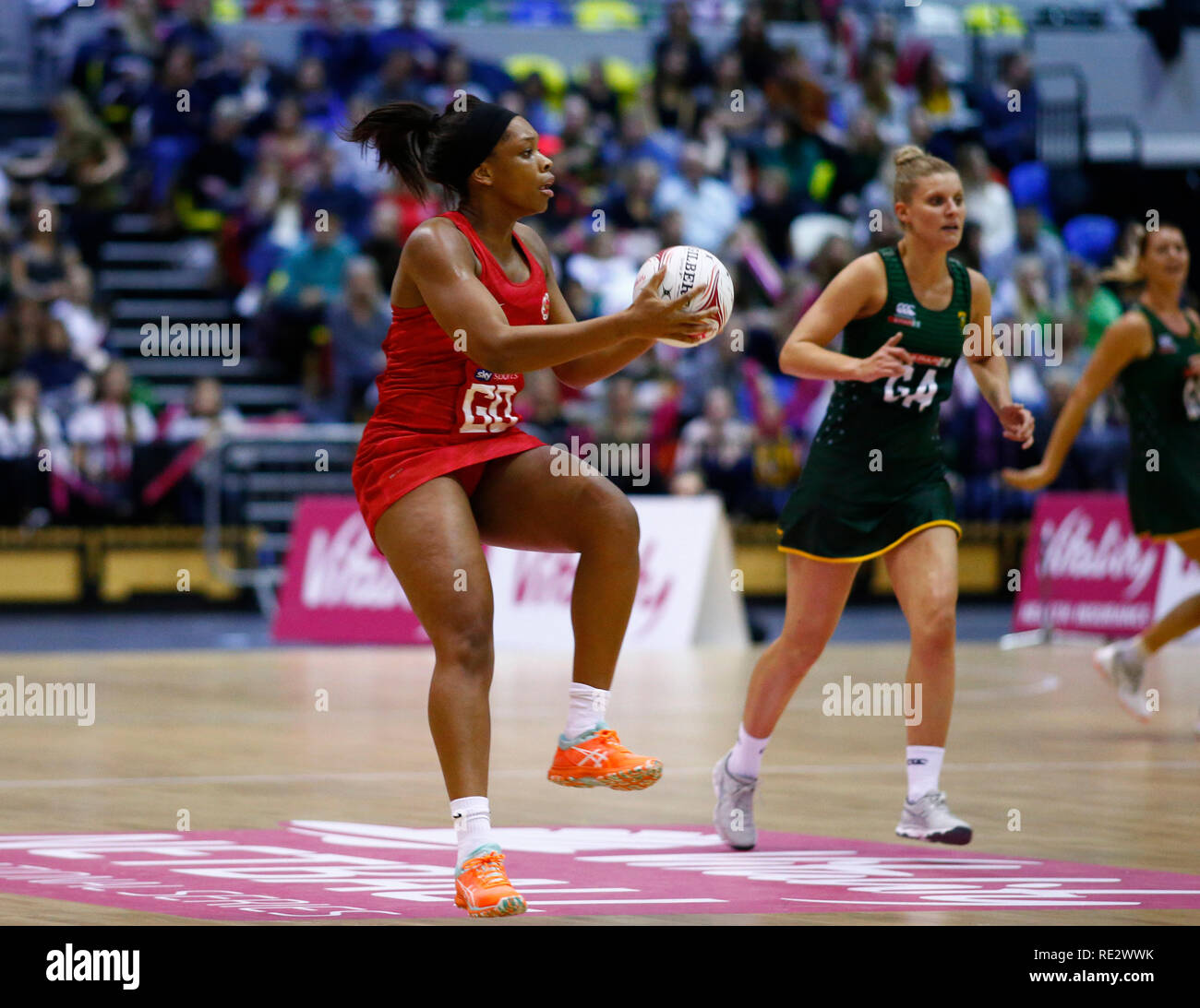 London, UK. 19th Jan 2019. Eboni Usoro-Brown of England Roses During ...