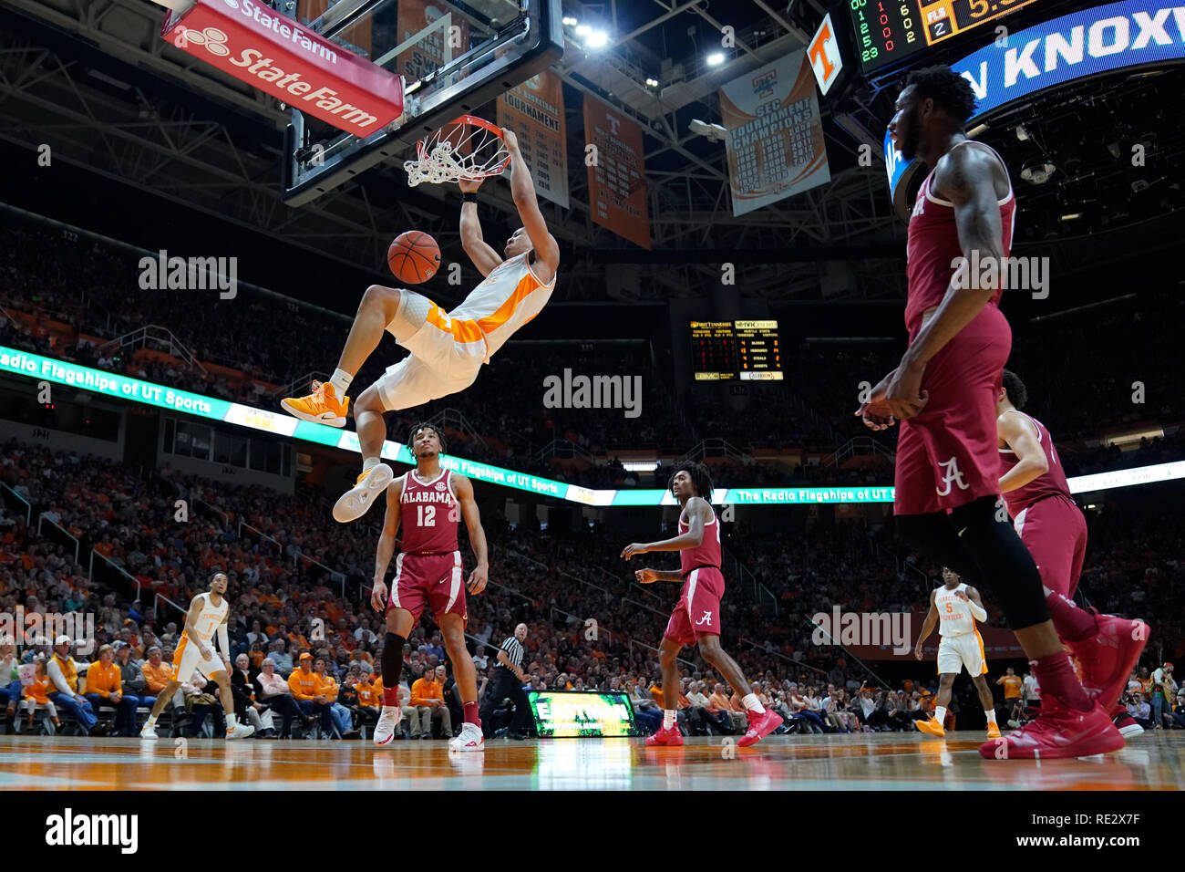 Tennessee Usa January 19 2019 Grant Williams 2 Of The