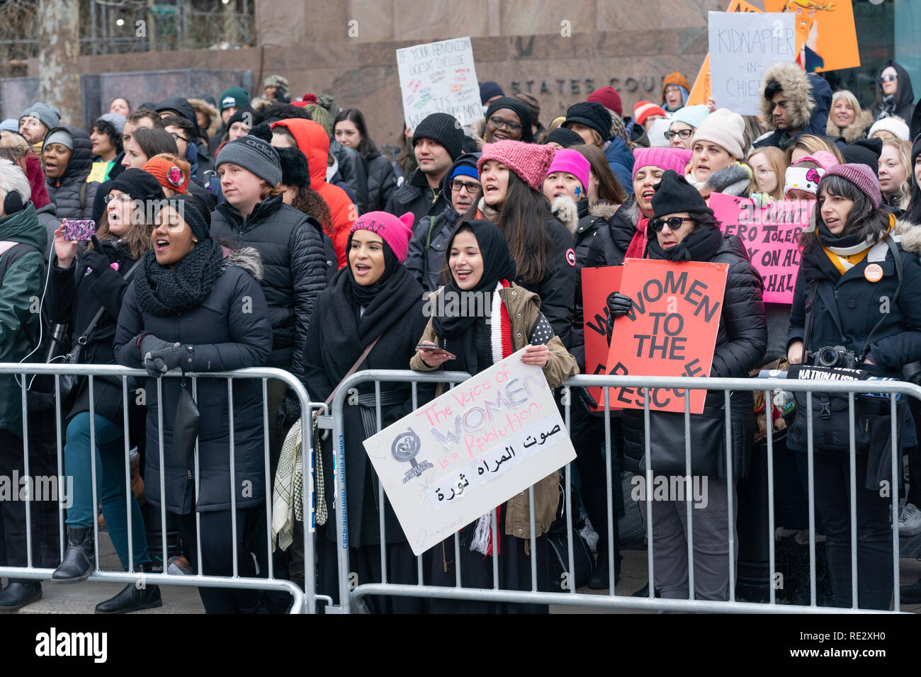 Unity Rally 11995 New York, USA. 19th Jan 2019. Hundreds of people attend controversial ...