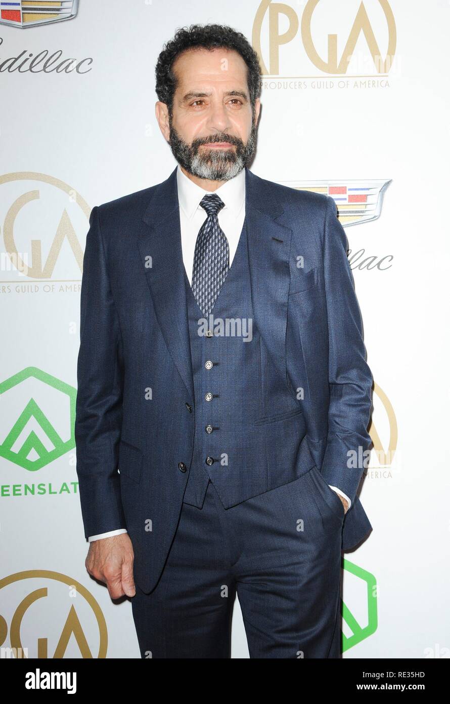 Tony Shalhoub at arrivals for 30th Annual Producers Guild Awards (PGAs) Presented by Cadillac, The Beverly Hilton, California, USA.  January 19, 2019. Photo By: Elizabeth Goodenough/Everett Collection Stock Photo