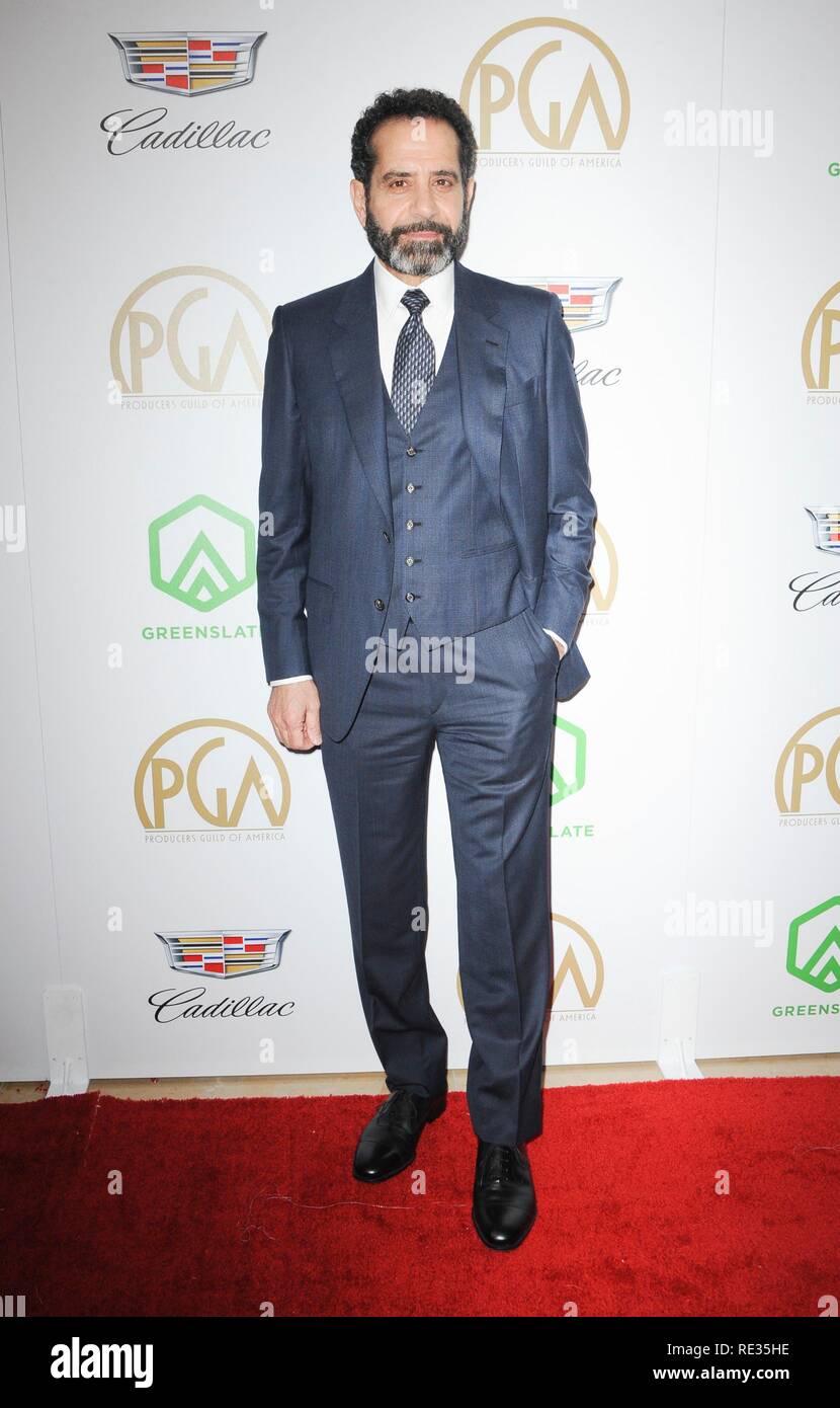 Tony Shalhoub at arrivals for 30th Annual Producers Guild Awards (PGAs) Presented by Cadillac, The Beverly Hilton, California, USA.  January 19, 2019. Photo By: Elizabeth Goodenough/Everett Collection Stock Photo
