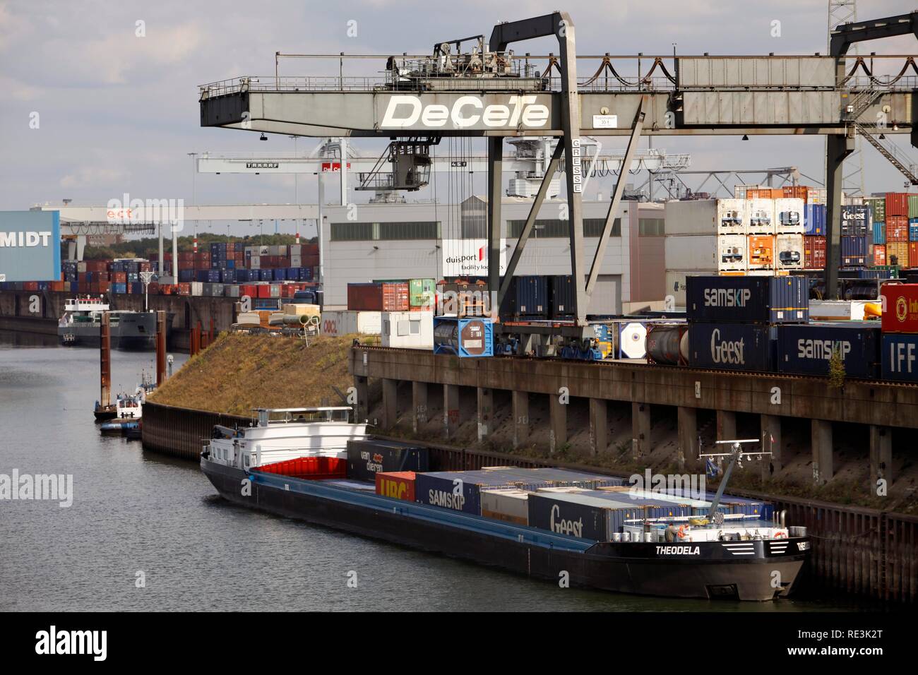 Container vessel container terminal cargo hi-res stock photography and ...
