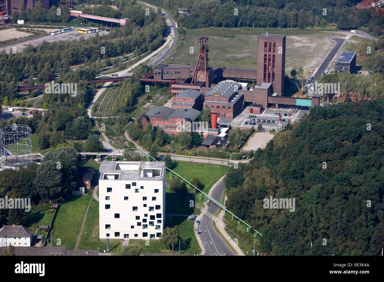 Zeche Zollverein mine, UNESCO World Heritage Site, area Schacht 1, 2, 8 mines, dance center NRW PACT, Kunstschacht art shaft Stock Photo