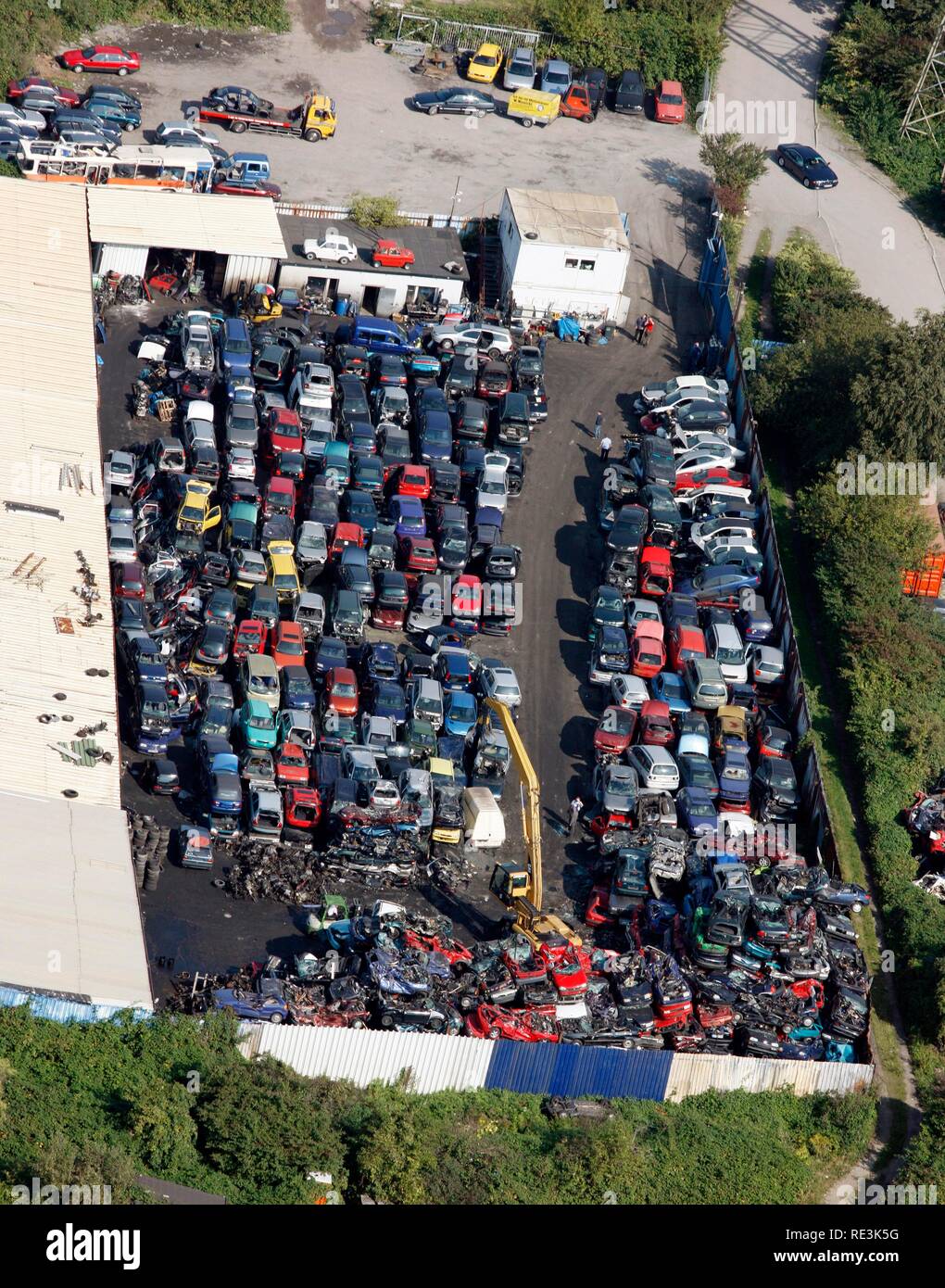 Car junkyard scrap yard germany hires stock photography and images Alamy