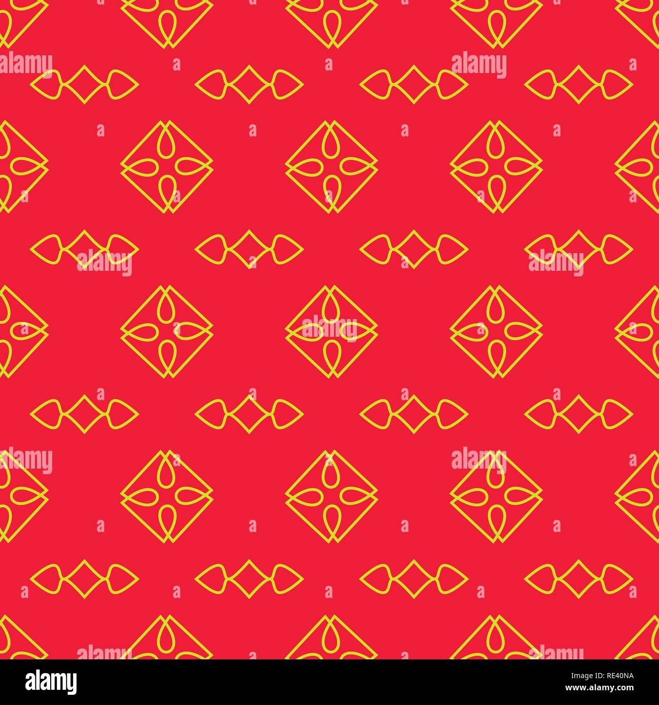 Seamless Pattern on the red background Stock Vector Image & Art - Alamy