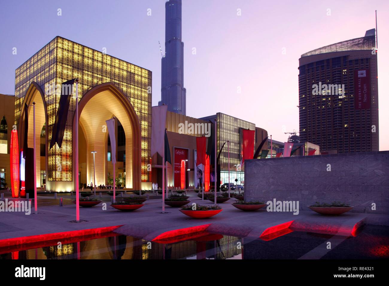 Entrance of the Dubai Mall, Dubai, United Arab Emirates, Middle East