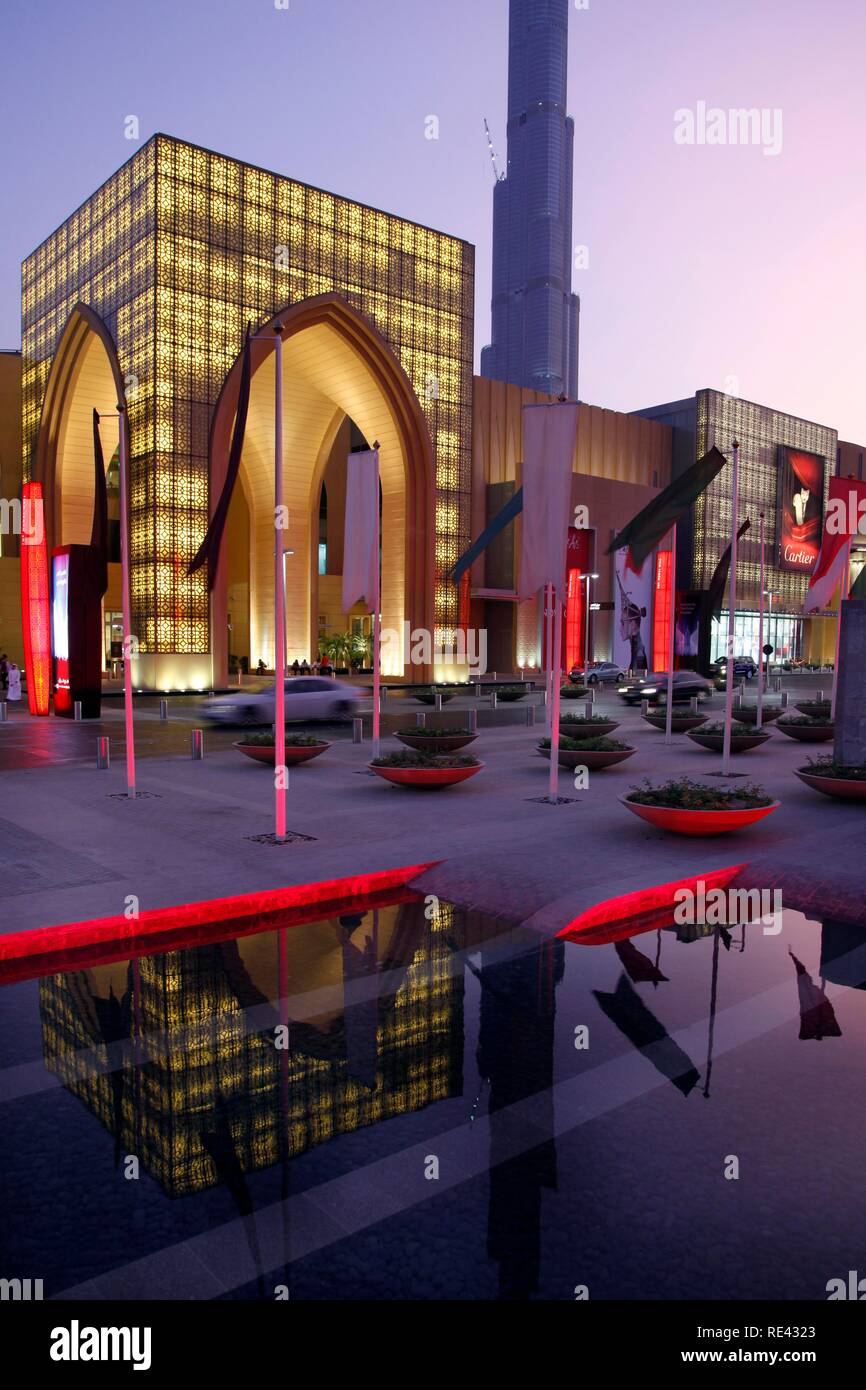 Entrance of the Dubai Mall, Dubai, United Arab Emirates, Middle East