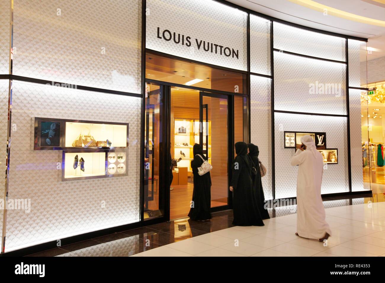 Fashion Avenue with 70 shops of the Haute Couture, Dubai Mall, Dubai, United Arab Emirates, Middle East Stock Photo