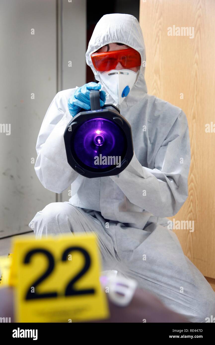 Invisible blood and other traces of bodily fluides are being made