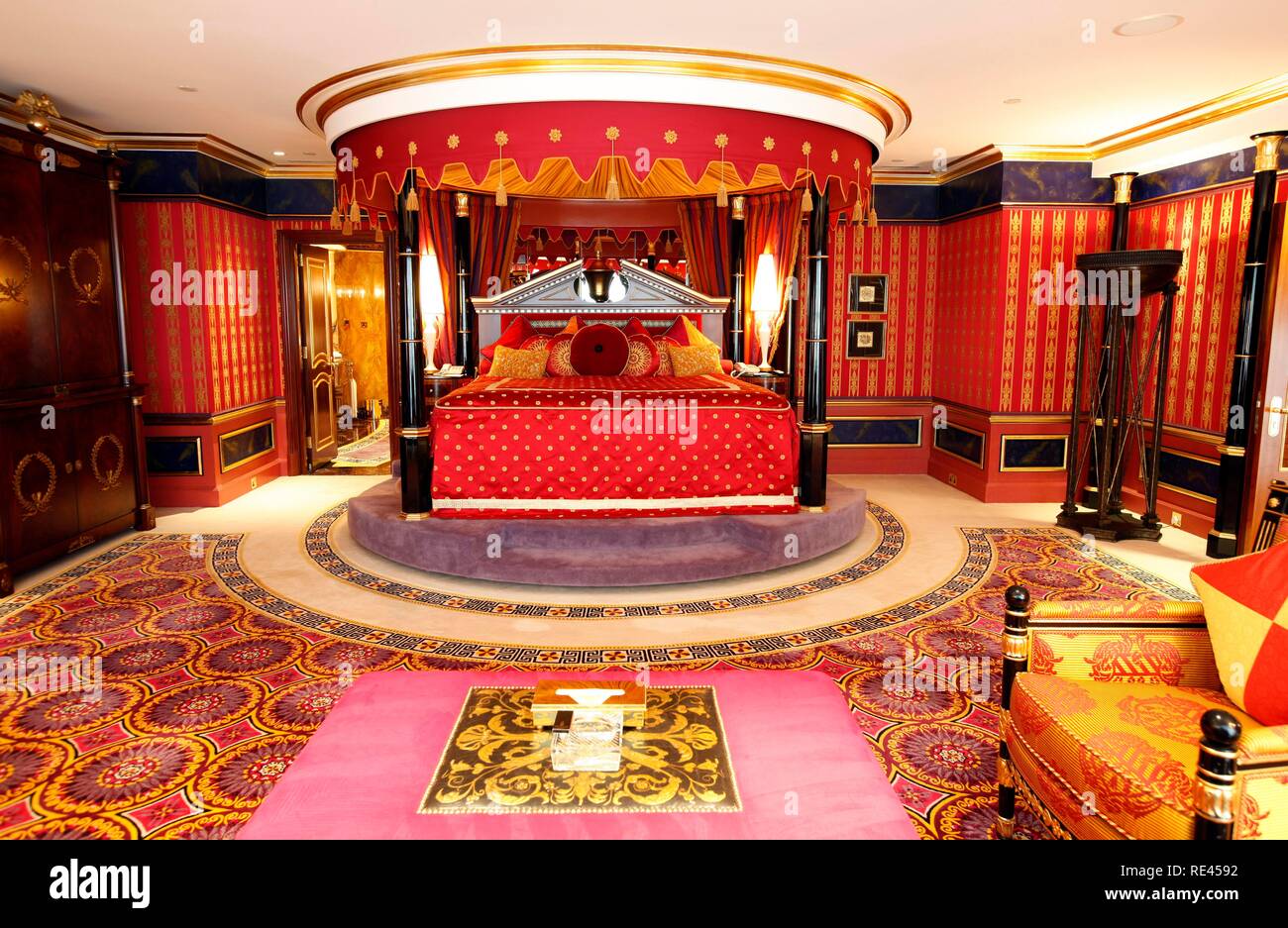 Presidential suite, deluxe suite of the Burj Al Arab luxury hotel, Dubai,  United Arab Emirates, Middle East Stock Photo - Alamy