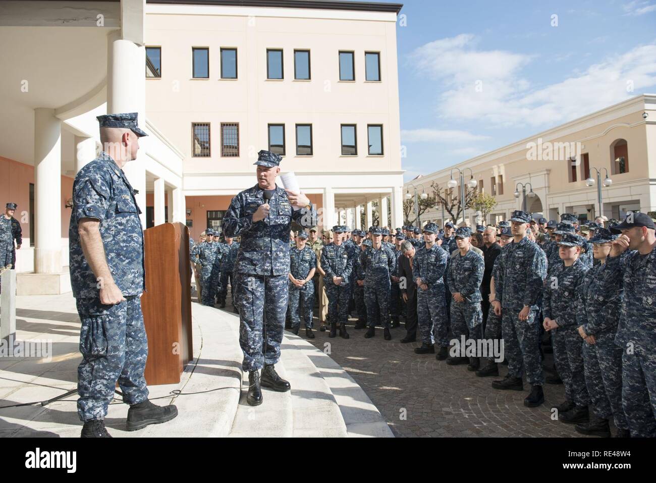 NAVAL SUPPORT ACTIVITY NAPLES, Italy (Nov. 23, 2016) Commander, U.S
