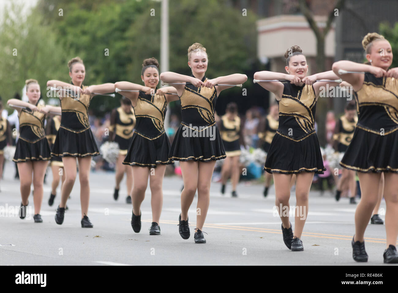 Louisville, Kentucky, USA - May 03, 2018: The Pegasus Parade, Members