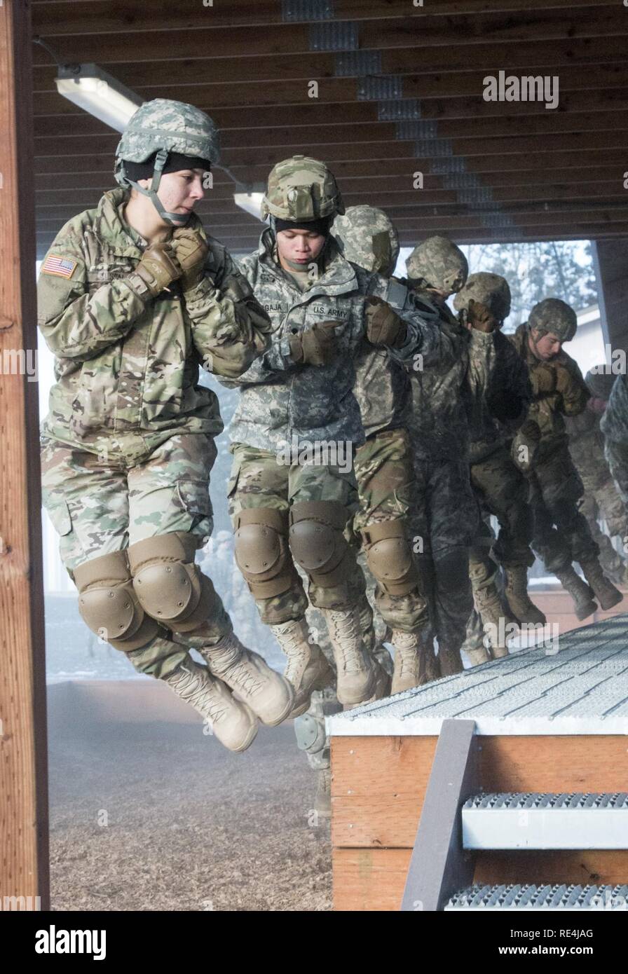 Paratroopers with 4th Infantry Brigade Combat Team (Airborne), 25th