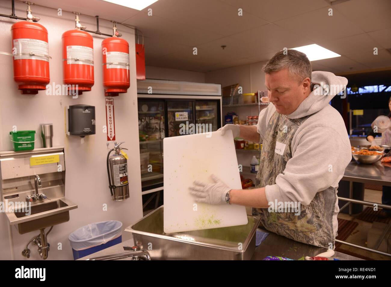 Downtown soup kitchen hope center hires stock photography and images