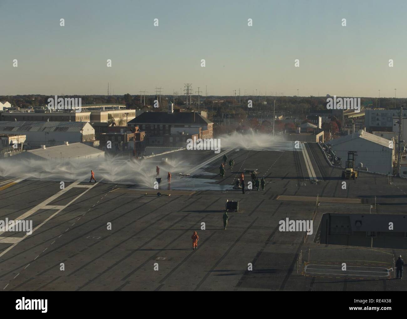 Countermeasure wash down system hires stock photography and images Alamy