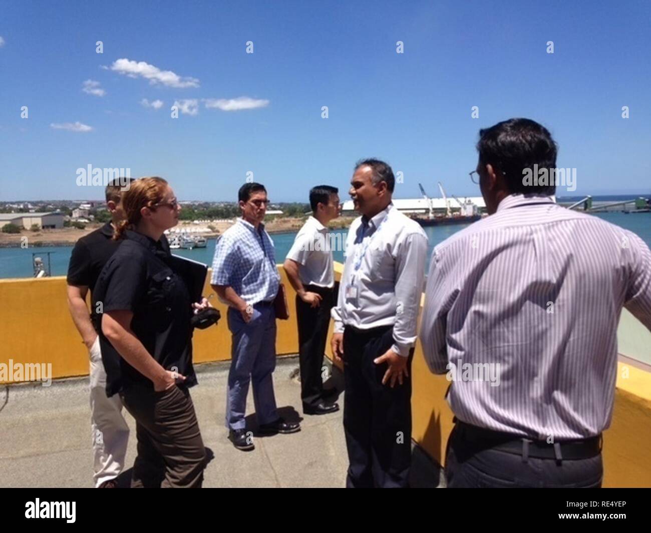 Lt. Cmdr. Darain Kawamoto, liaison officer, U.S. Coast Guard Marine