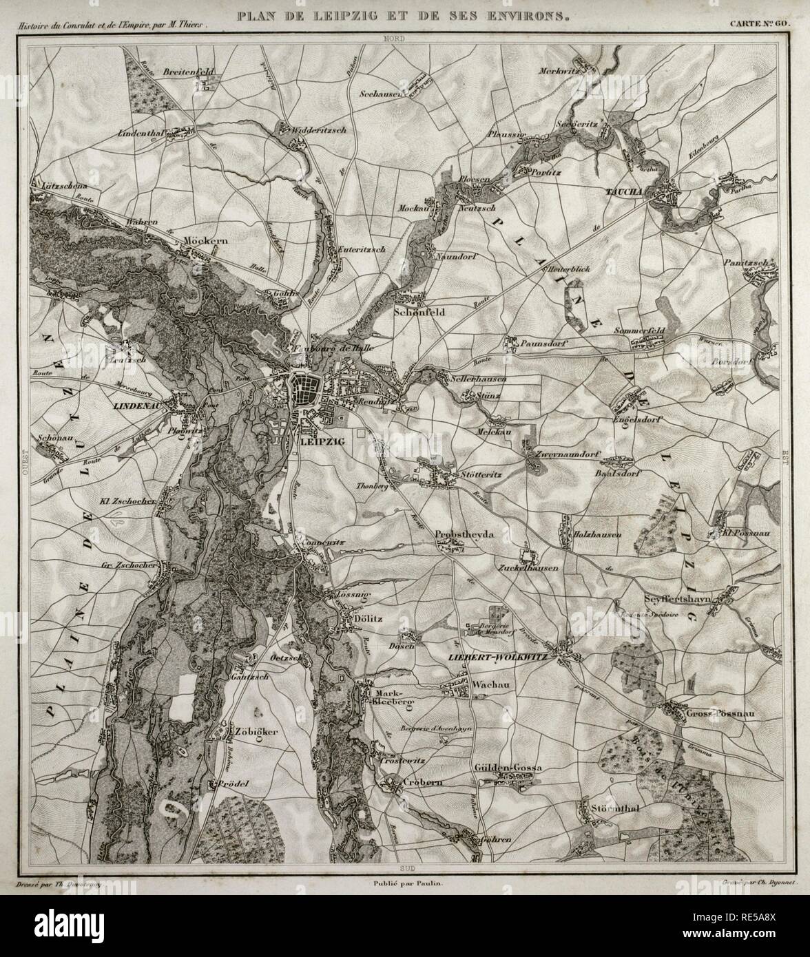 Battle of Leipzig - 1813, Map & Summary