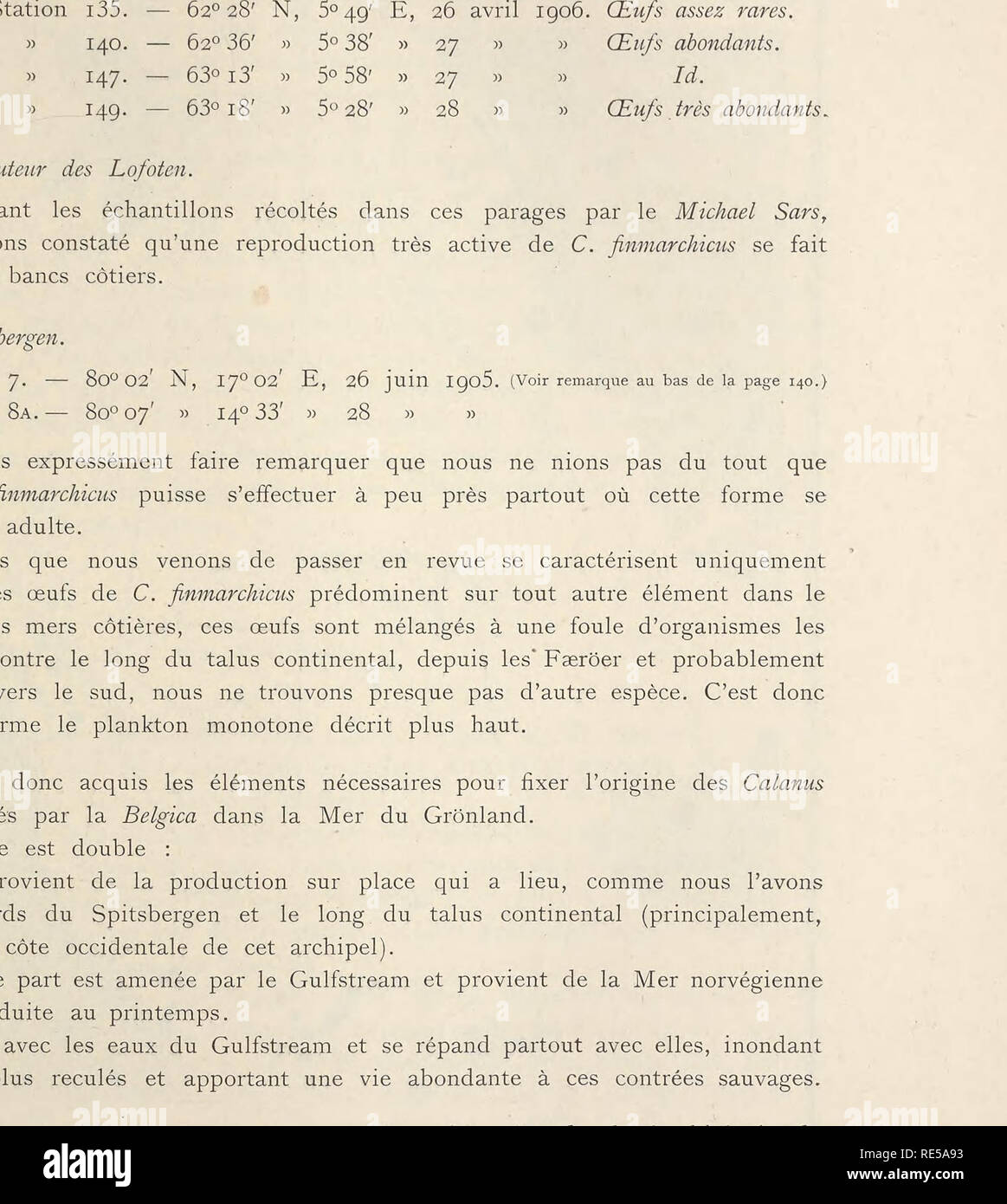 carte du talus continental