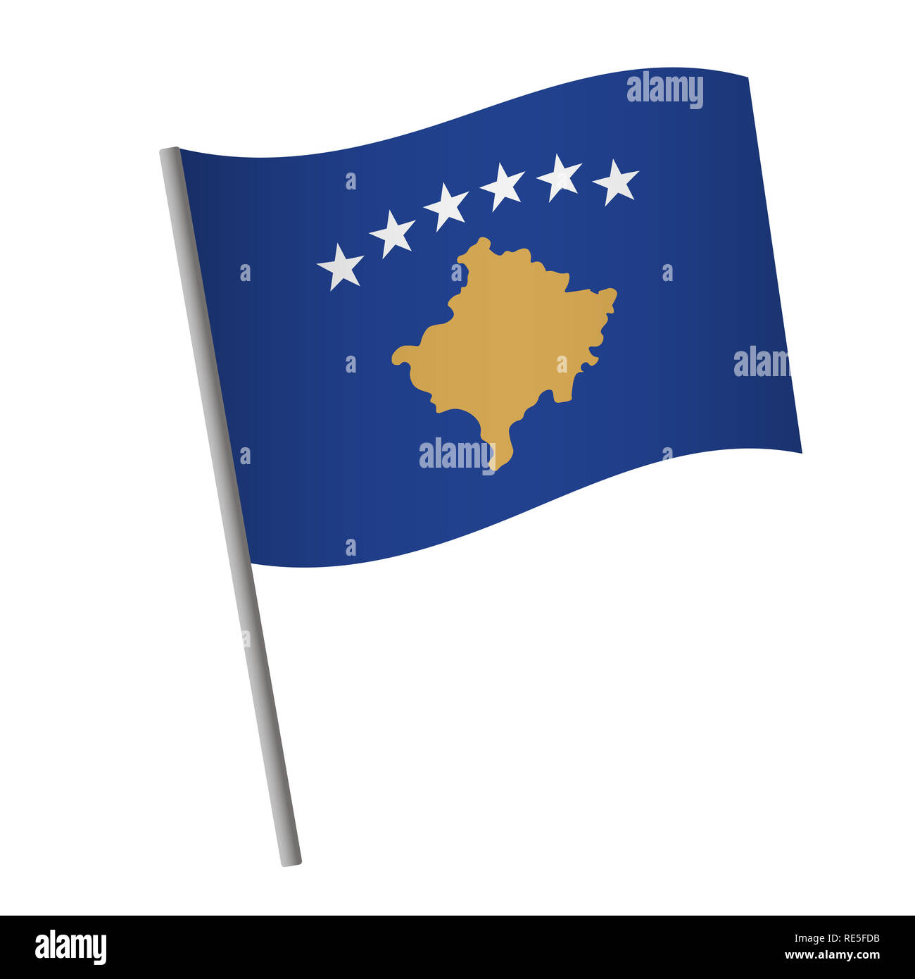 https://c8.alamy.com/comp/RE5FDB/kosovo-flag-icon-national-flag-of-kosovo-on-a-pole-illustration-RE5FDB.jpg