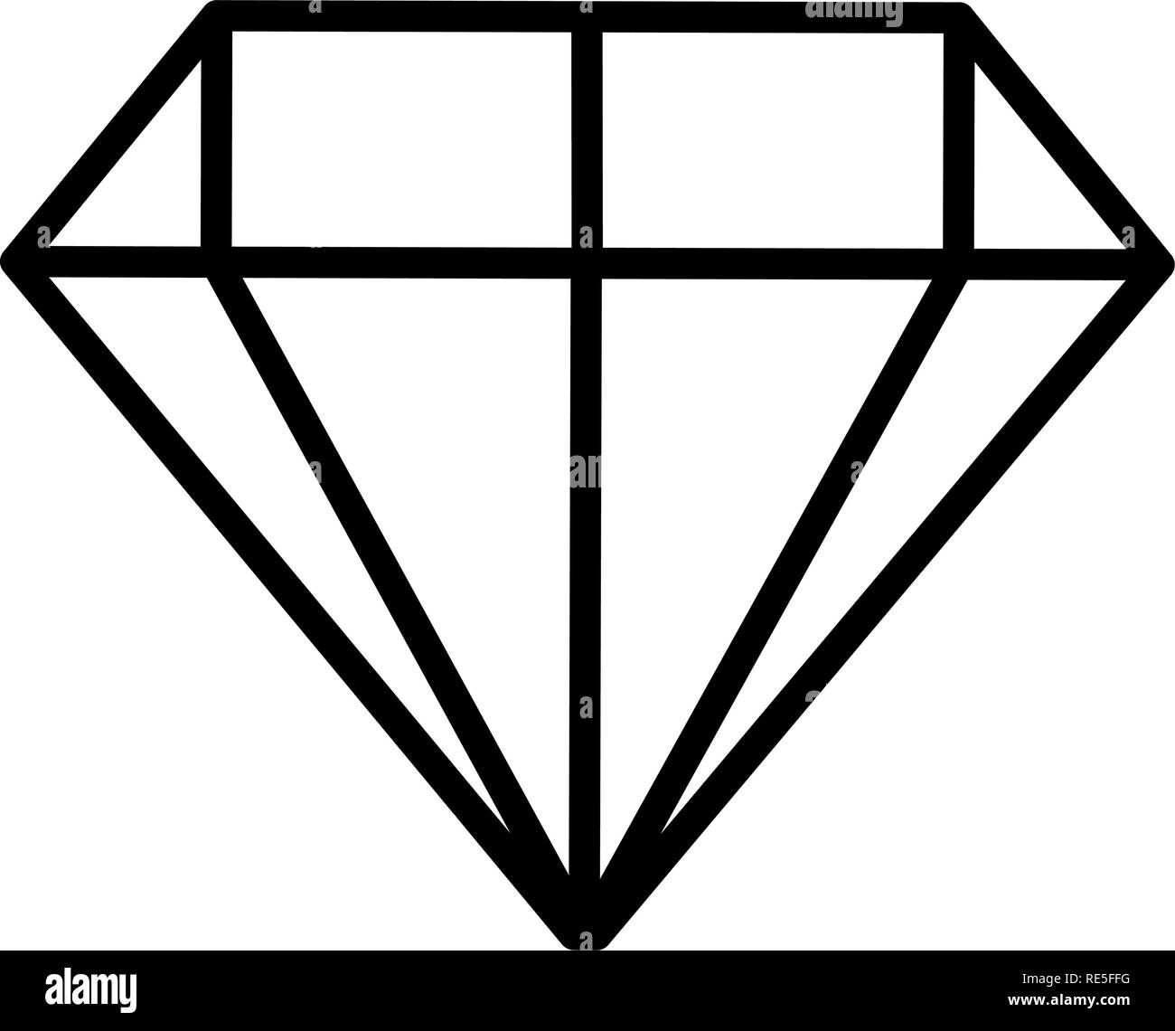 diamond luxury isolated icon vector illustration design Stock Vector ...