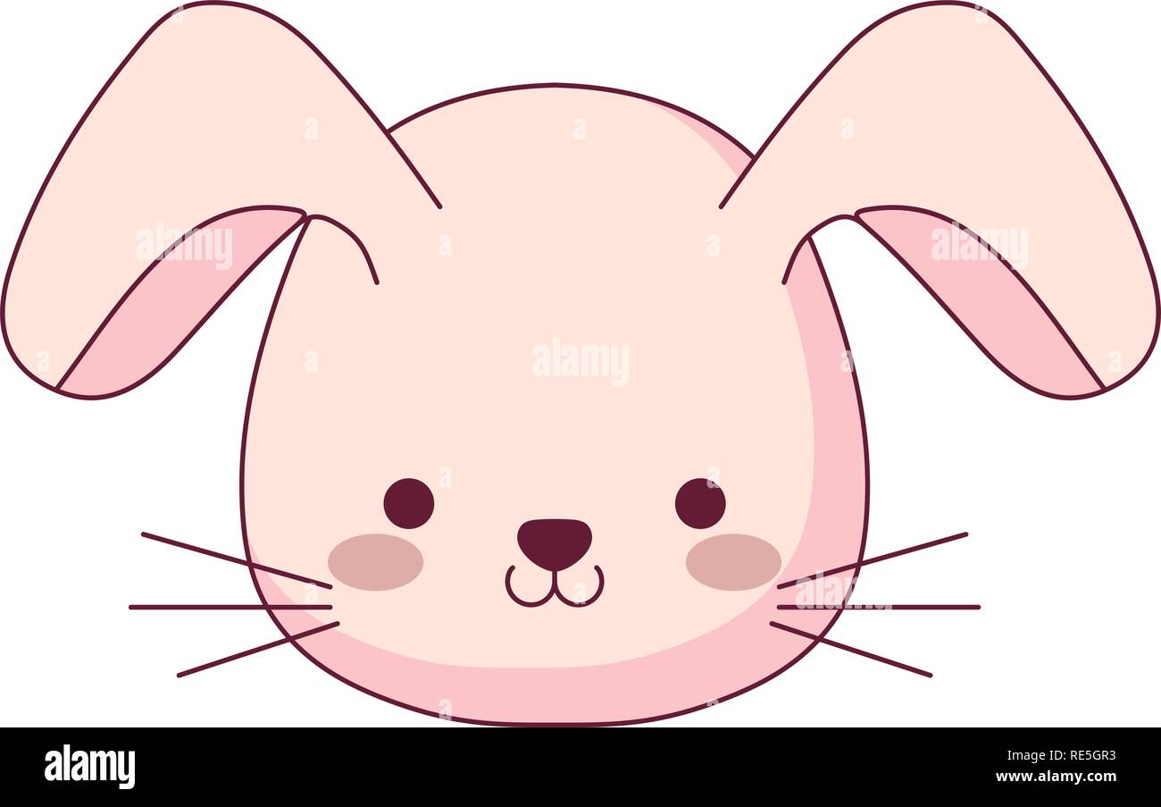 cute and little rabbit character vector illustration design Stock ...