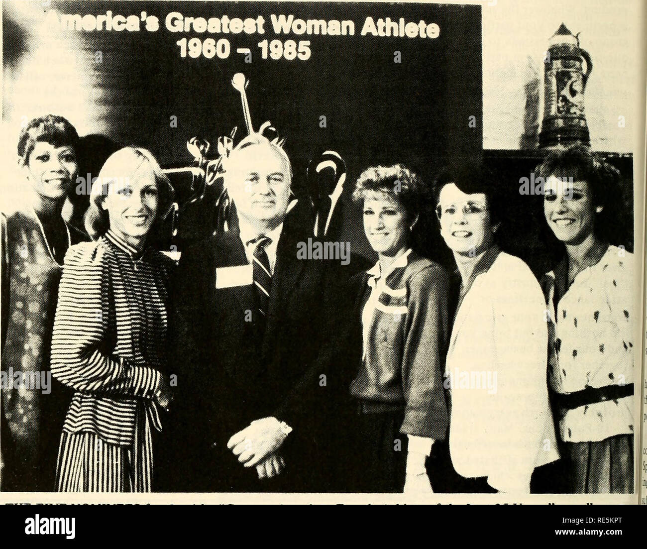 . Cranberries; : the national cranberry magazine. Cranberries. Who is greatest woman athlete?. THE FIVE NOMINEES for the title, &quot;Greatest American Female Athlete of the Last 25 Years,&quot; are all very recognizable and are seen above with Jack Llewellyn, Ocean Spray's senior vice president, marketing. They are, 1. to r.: Wilma Rudolph, Martina Navratilova, Chris Evert Lloyd, Billie Jean King, Mary Decker. With the effort to select the April 1985 following a six Spray is issuing 20 million month poU of millions of ballots through four color American consumers. Ocean advertisements in heal Stock Photo