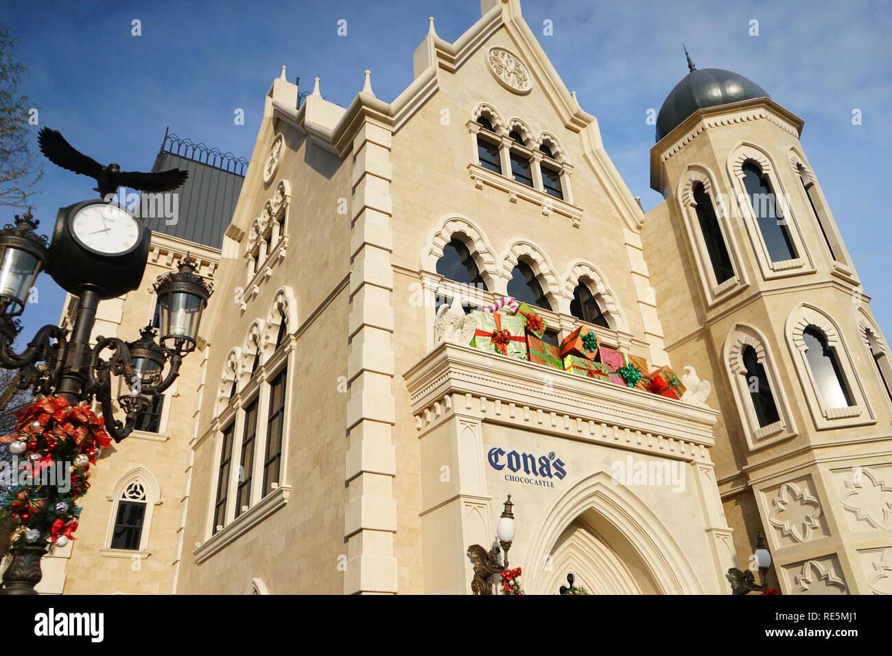 The Cona's Chocolate Castle. This European castle is derived from the