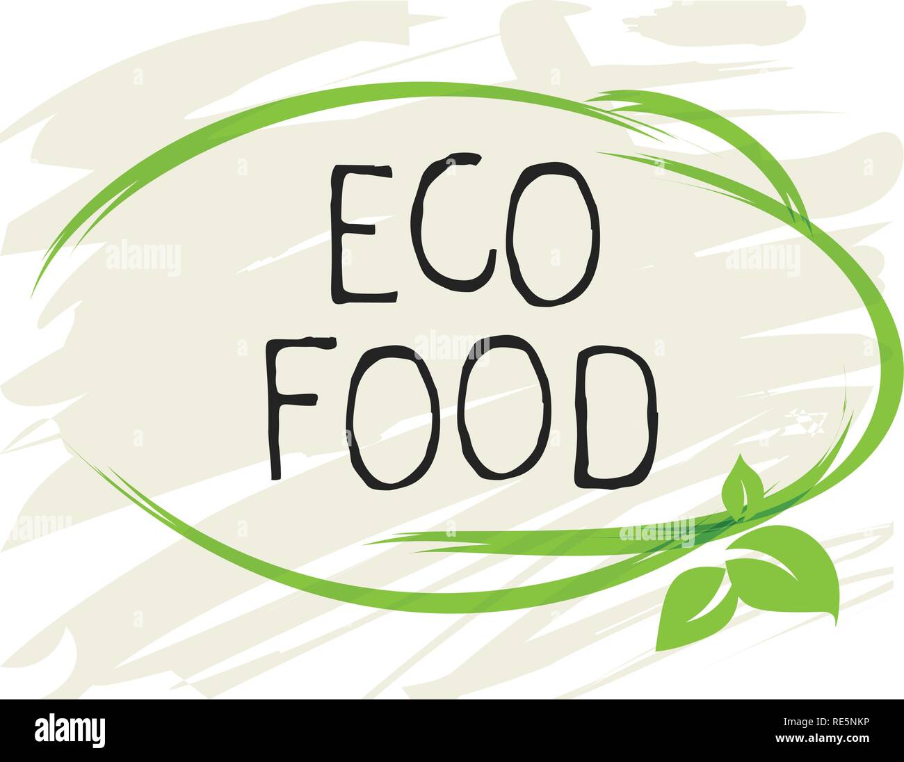 Eco food label and high quality product badges. Bio healthy organic ...