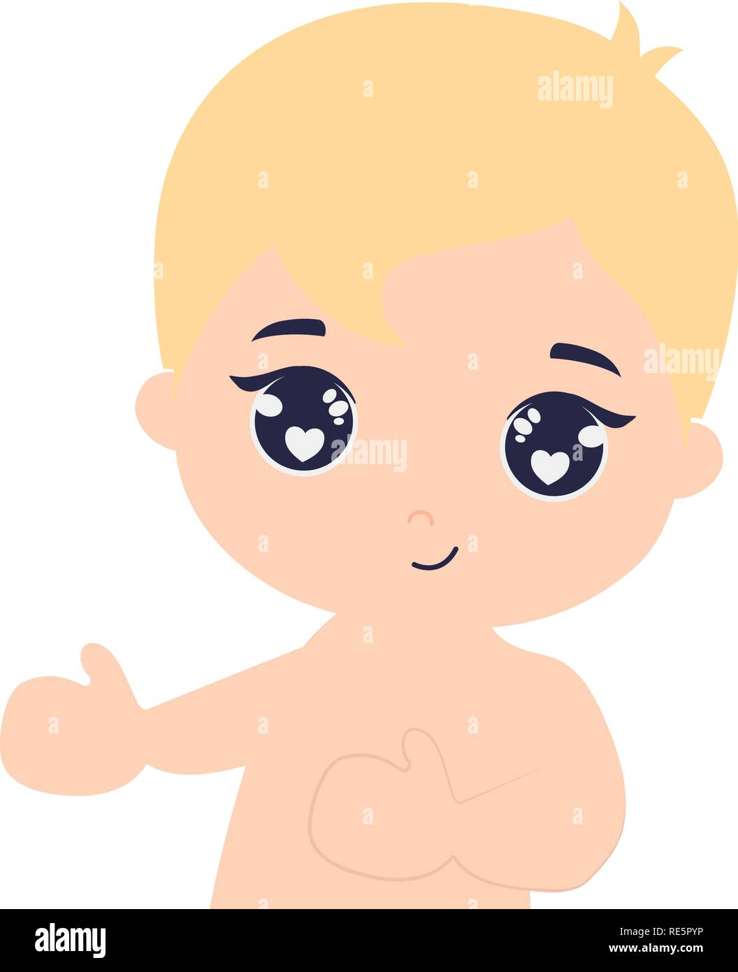 cute and little baby love vector illustration design Stock Vector Image ...