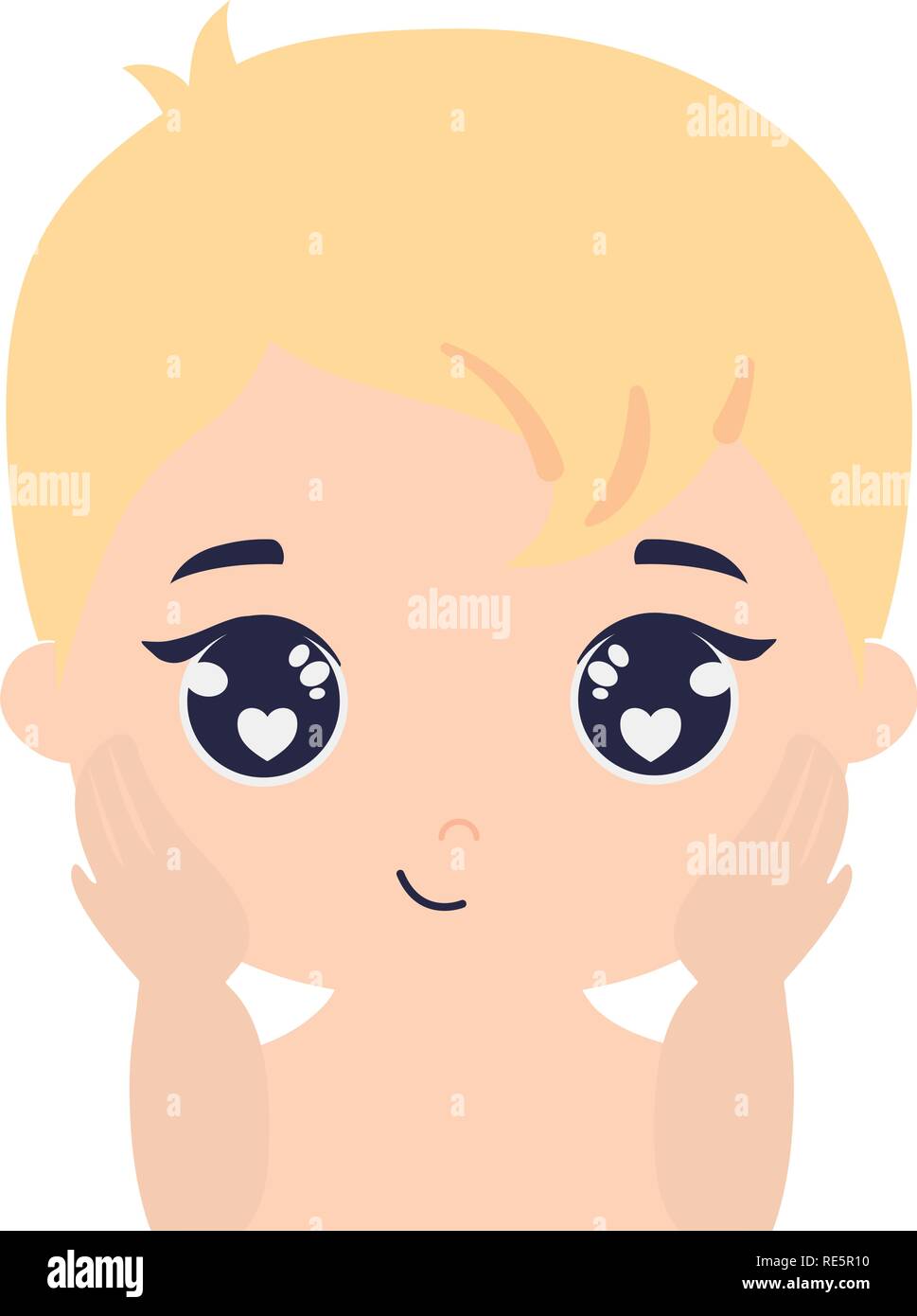 cute and little baby love vector illustration design Stock Vector Image ...