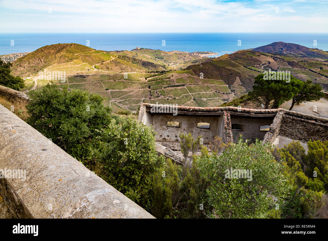 Mediterranean sea balcony hi-res stock photography and images - Alamy