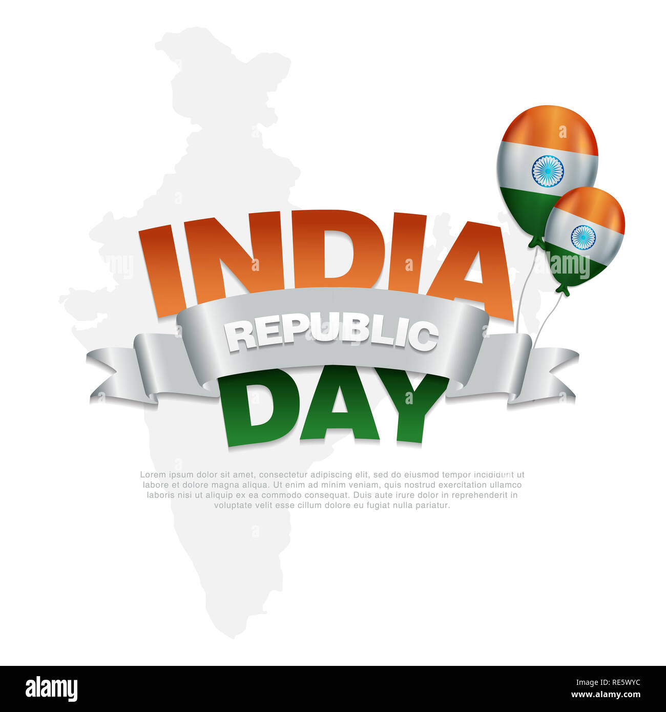 Republic Day Cut Out Stock Images Pictures Alamy