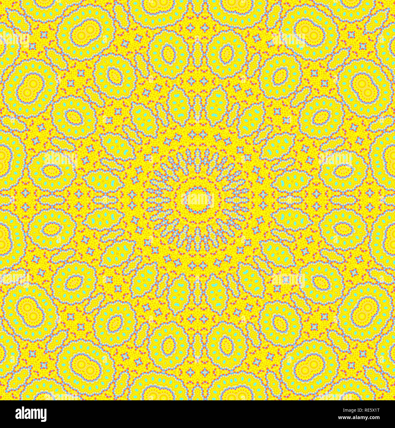 Yellow background with abstract patterns Stock Photo - Alamy
