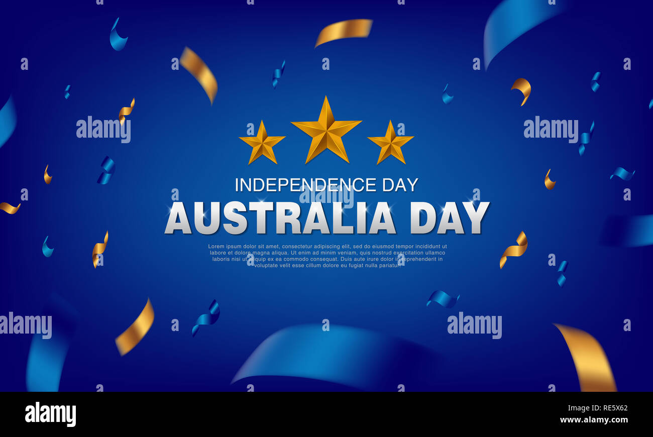 Happy Australia day lettering, calligraphy. Map of Australia with flag