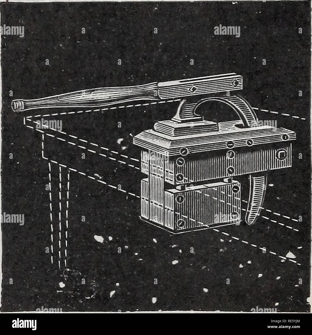 . Creamery, cheese factory dairy and milk dealers' apparatus and supplies. 56 Creamery Package Manufacturing Company. BUTTER PRINTERS &quot;IDEAL LEVER&quot; THE ONLY SUCCESSFUL PRINTER. FOR COLD STORAGE BUTTER Above we illustrate one of our newest printers. It is adjustable, so that it will print either pounds or half pounds. It is self-gauging, making the prints neat and also uniform in weight. This printer is intended for use in creameries, but more especially for printing storage or tub butter. It is very rapid and does excellent work. To Operate, you press the box full of butter, which is Stock Photo