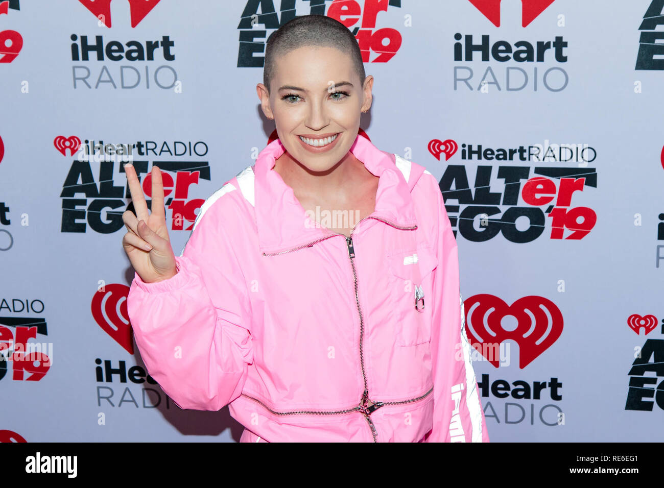 San Diego, California, USA. 19th Jan, 2019. BISHOP BRIGGS on the Red