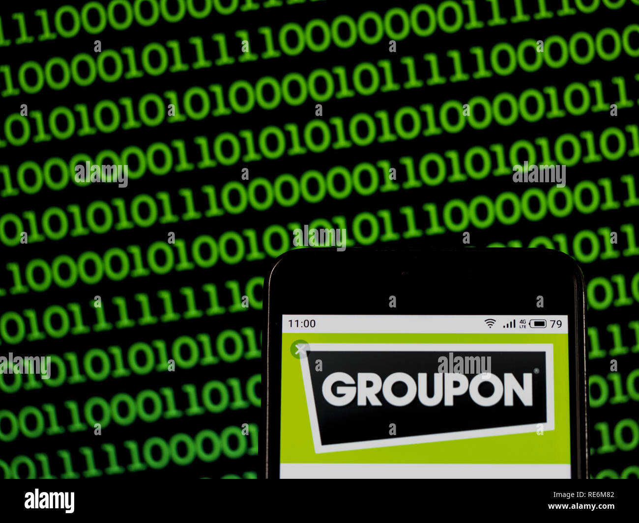Groupon phone hi-res stock photography and images - Alamy