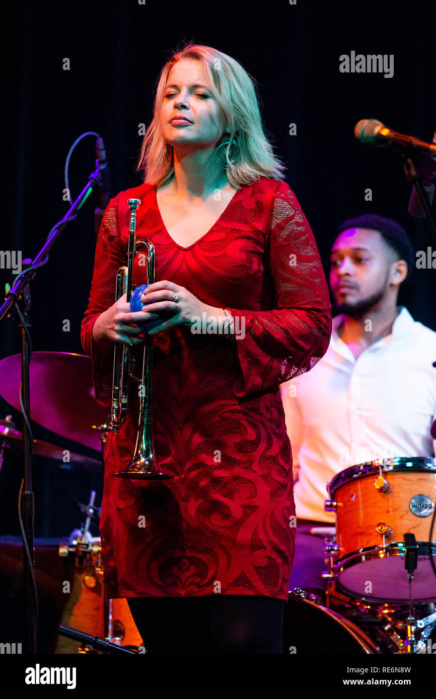 Delray Beach Fl Usa 18th Jan 2019 Bria Skonberg Performs At