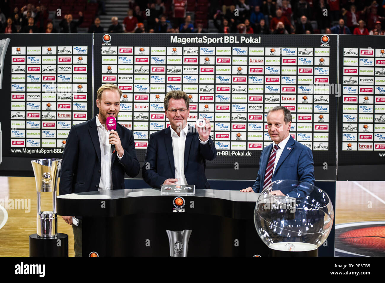 Germany, Bamberg, Brose Arena 20 Jan 2019 Basketball, German Cup