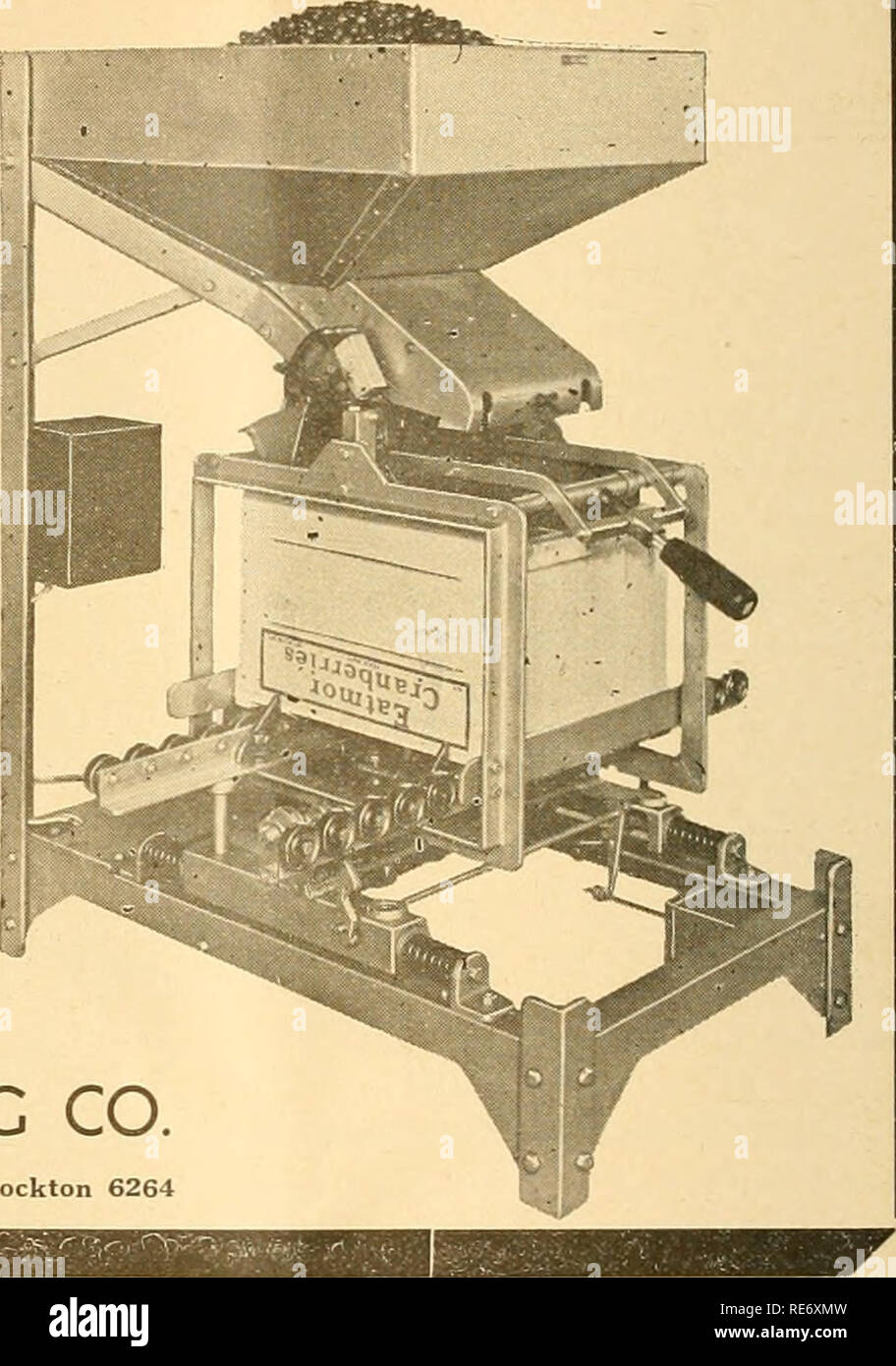 . Cranberries; : the national cranberry magazine. Cranberries. A VERY IMPORTANT STEP FORWARD IN THE CRANBERRY INDUSTRY BOX THIS YEAR'S CROP WITH THE &quot;ACCURATE PAK.&quot; AUTOMATIC BOX FILLER AND BE ASSURED OF THE FOLLOWING RESULTS:- • 1. Eliminate Overfilling • 2. Eliminate Spillage • 3. Eliminate Danger of Loose Pack • 4. Reduce Labor Cost • 5. Volume Determined Mechanically with Positive Accuracy • 6. Pressure Distributed Uniformly In Other Words A PERFECT PACK EVERY TIME BRUCE &amp; HUBBELL ENGINEERING CO 93 Centre St. BROCKTON, MASS.. Phone Brockton 6264 Member of Congress Is Cranberr Stock Photo