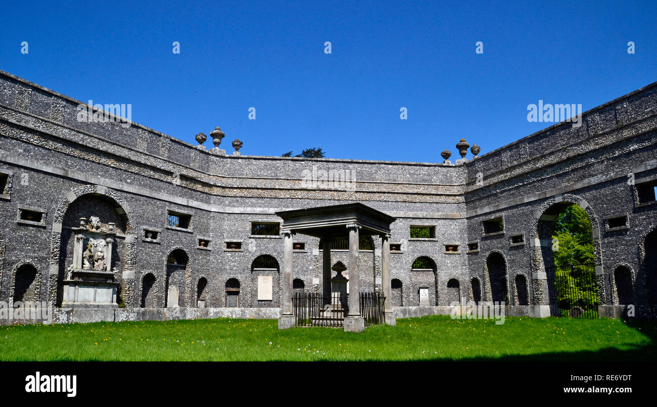 The Dashwood Mausoleum on West Hill, Buckinghamshire, UK