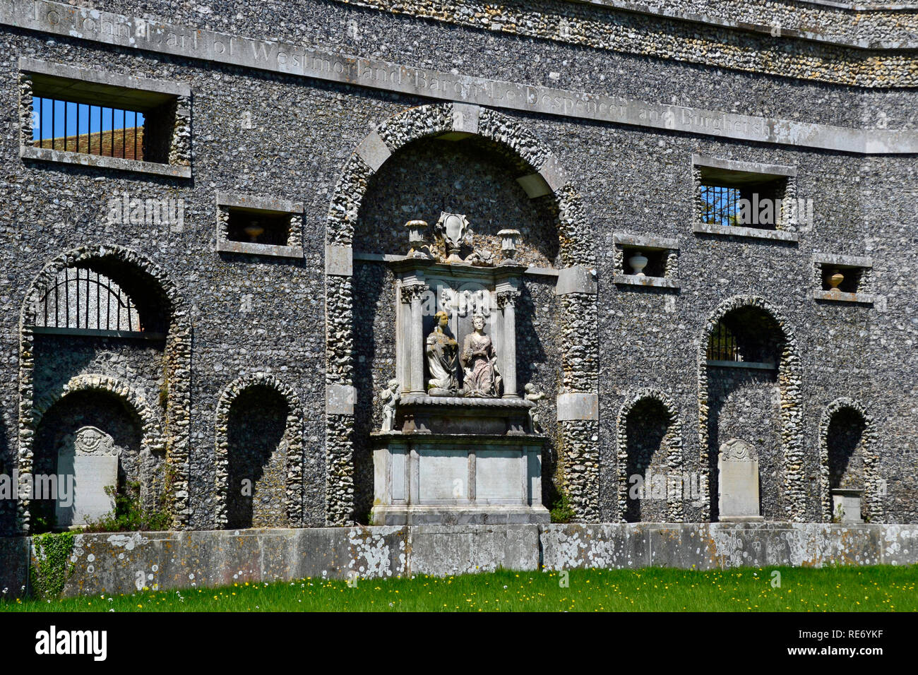 The Dashwood Mausoleum on West Hill, Buckinghamshire, UK