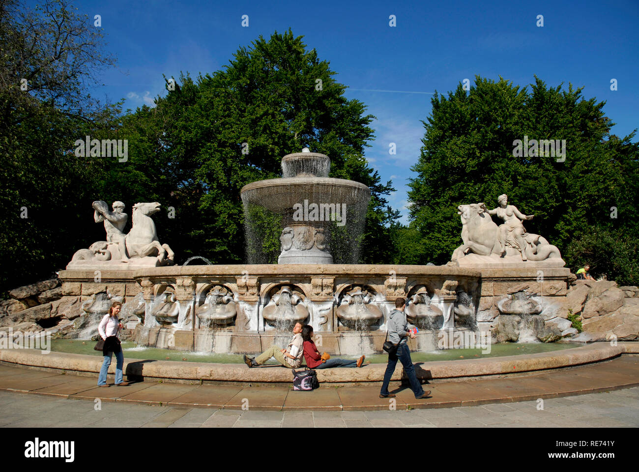 Maximiliansplatz, Munich. Germany Stock Photo - Alamy