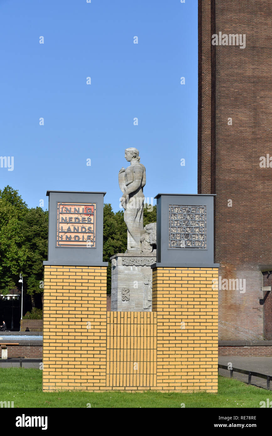 Monument in Amsterdam Stock Photo