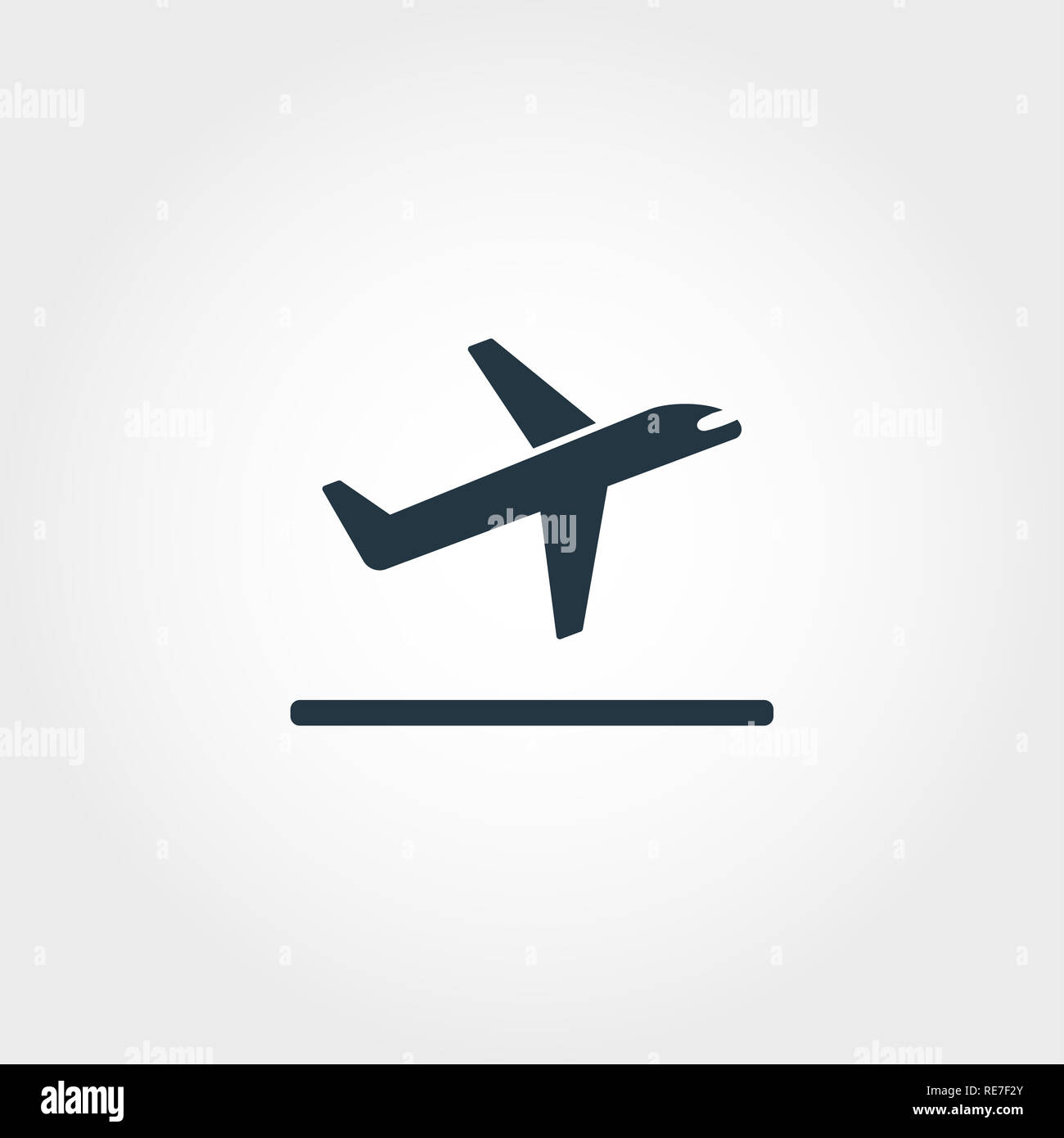 Takeoff icon. Premium style design from airport collection. Pixel ...