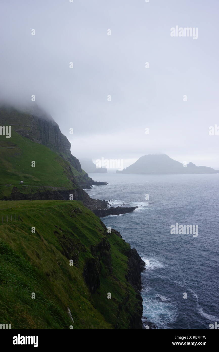 Scenery on Faroe Islands Stock Photo